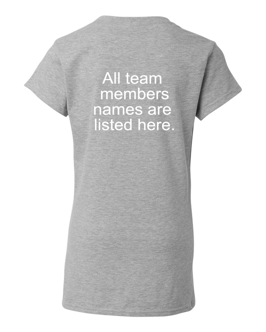 Swim Team Logo V-Neck Shirt