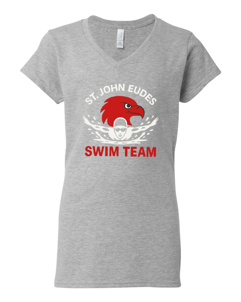 Swim Team Logo V-Neck Shirt